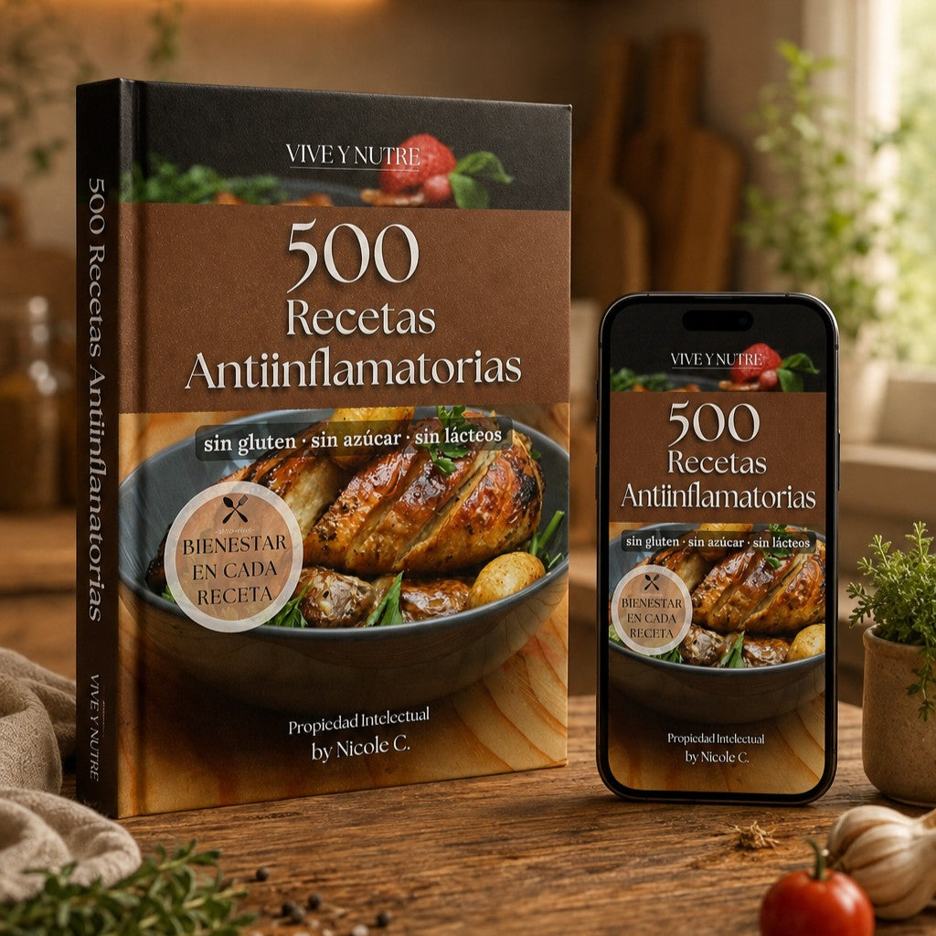 Reset Vital: 500 Recetas Antiinflamatorias + 5 Bonus de Regalo!!!